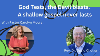 Video preview image (high-definition) for God Tests, the Devil blasts A shallow gospel never