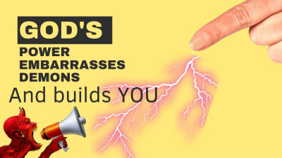 Video preview image (high-definition) for God’s power embarrases the demons and raises us 